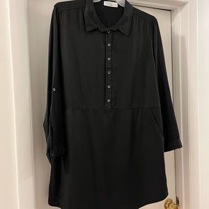 NWT Time and Tru Black Blouse